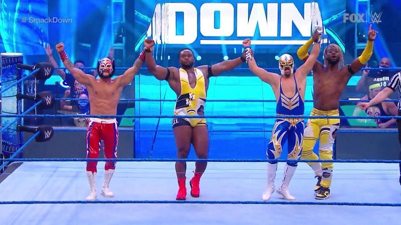 The New Day &amp; Lucha House Party picked up the win