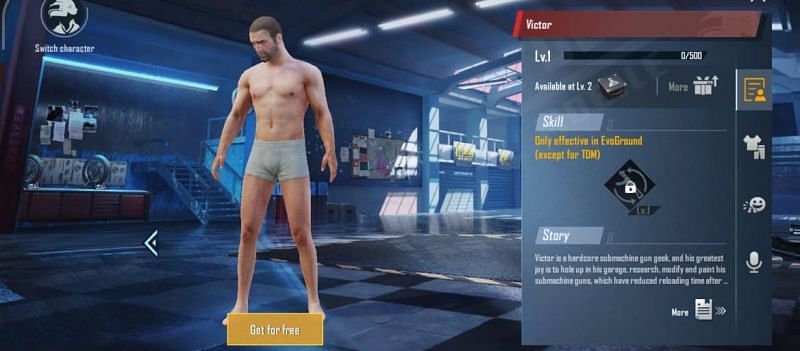 All the players can get Victor for free in PUBG Mobile