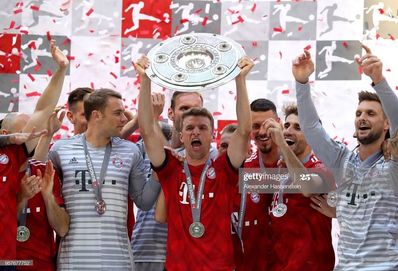 Bayern Munnich look set to celebrate another Bundesliga title