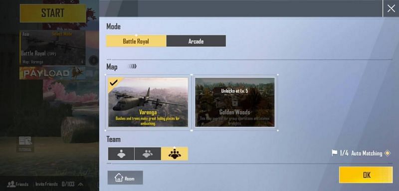 Battle royale maps of PUBG LITE