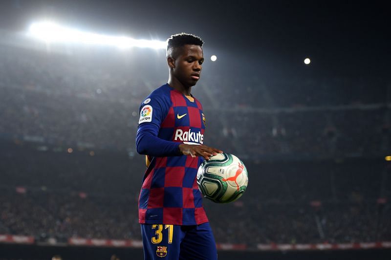 Manchester United have been heavily linked with Barcelona&#039;s wonder-kid Ansu Fati.