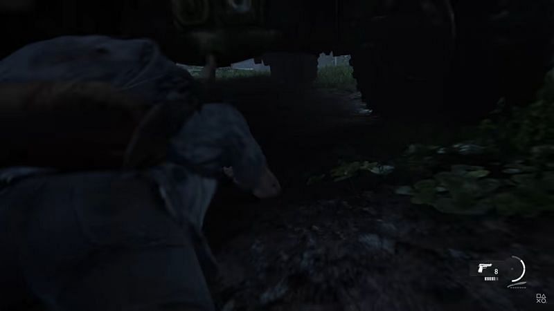 Ellie can go prone