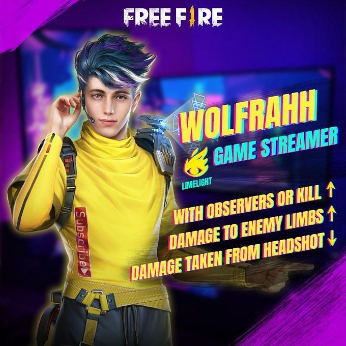 Upcoming Free Fire character Wolfrahh and his ability unveiled - Dot Esports