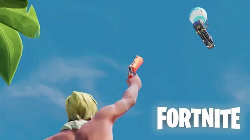 The flare gun was first seen in a trailer for Fortnite in early 2019