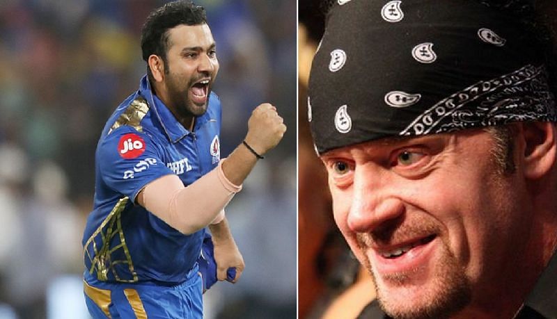 Rohit Sharma and The Undertaker