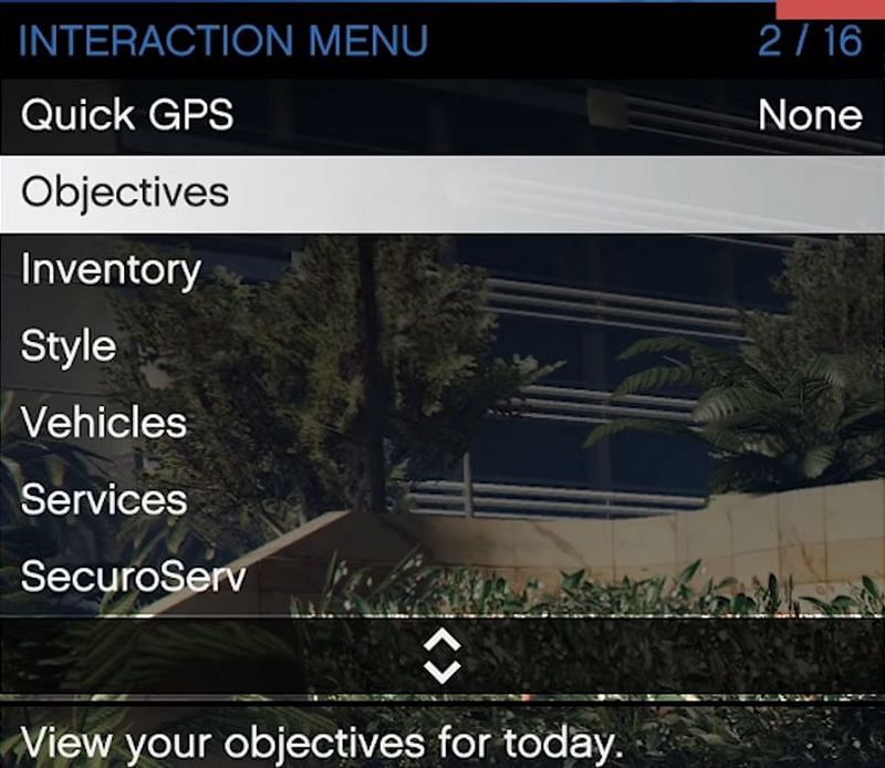 GTA 5 Objectives