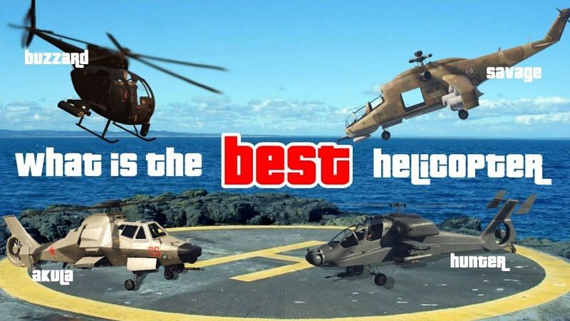 Helicopters in GTA Online (Image Courtesy: YouTube)