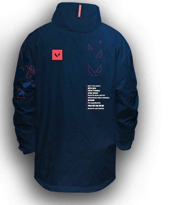 Back side of the Windbreaker (grabbed from Riot&#039;s official website)