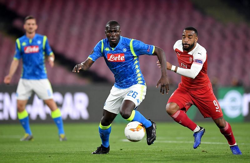 Kalidou Koulibaly in action for Napoli