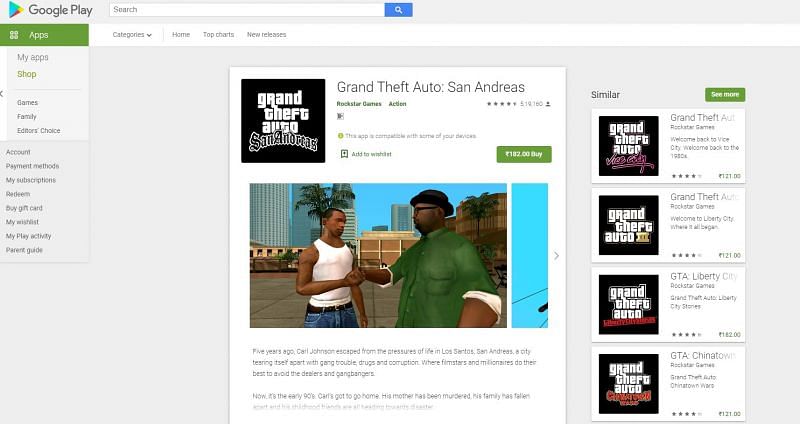 GTA games on Android