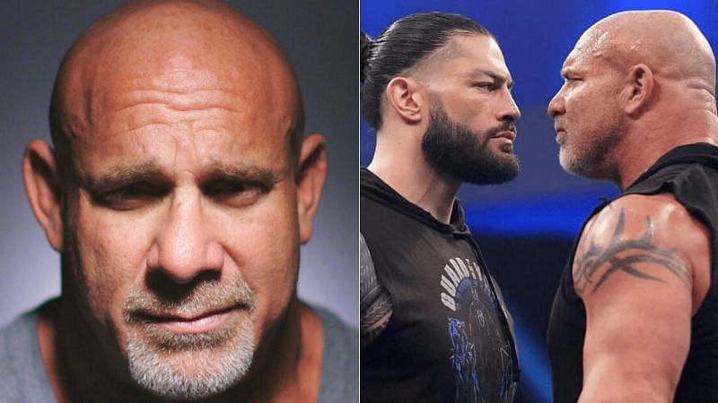 Goldberg was due to face Roman Reigns at WrestleMania 36