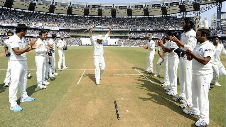 Sachin Tendulkar bid a tearful goodbye to international cricket in 2013