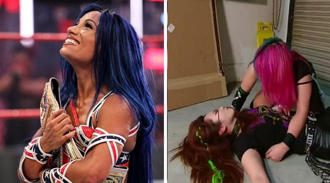 Asuka reacts to sacrificing her RAW Women's title to help Kairi Sane