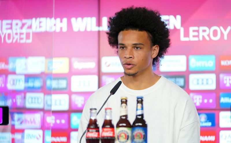 Leroy Sane was recently unveiled as a Bayern Munich player