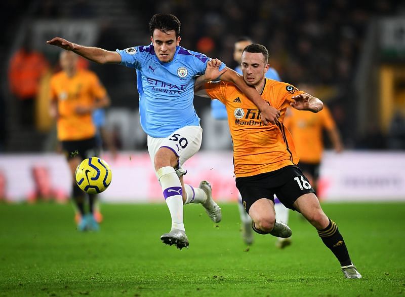 Eric Garcia in action for Manchester City