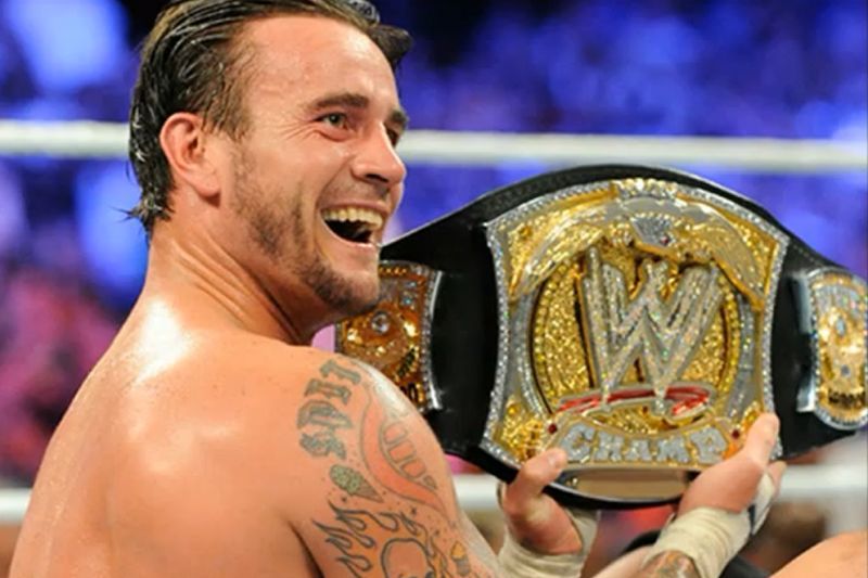 CM Punk as WWE Champion