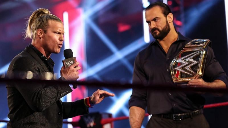 Dolph Ziggler was a surprise challenger for Drew McIntyre