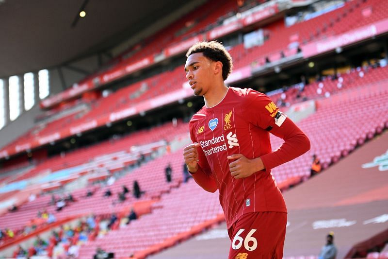 Trent Alexander-Arnold has 13 assists in the Premier League this season.