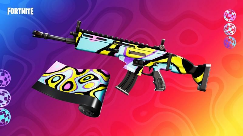 Free Afterparty wrap for weapons in Fortnite (Image Credit: Epic Games)