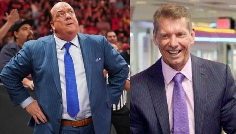 Former RAW Executive Director Paul Heyman; WWE Chairman Vince McMahon