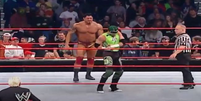 Batista reacts to Hurricane Helms uncovering his old WCW contract