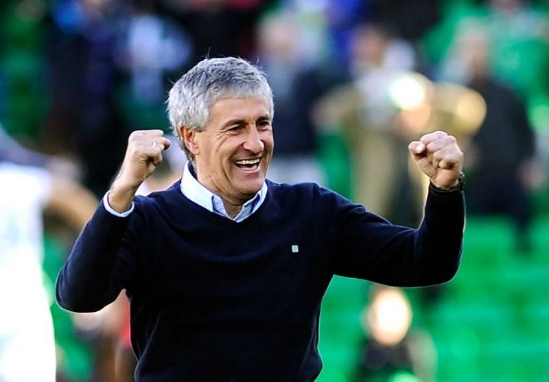 Quique Setien is set to complete his first signing as Barcelona coach