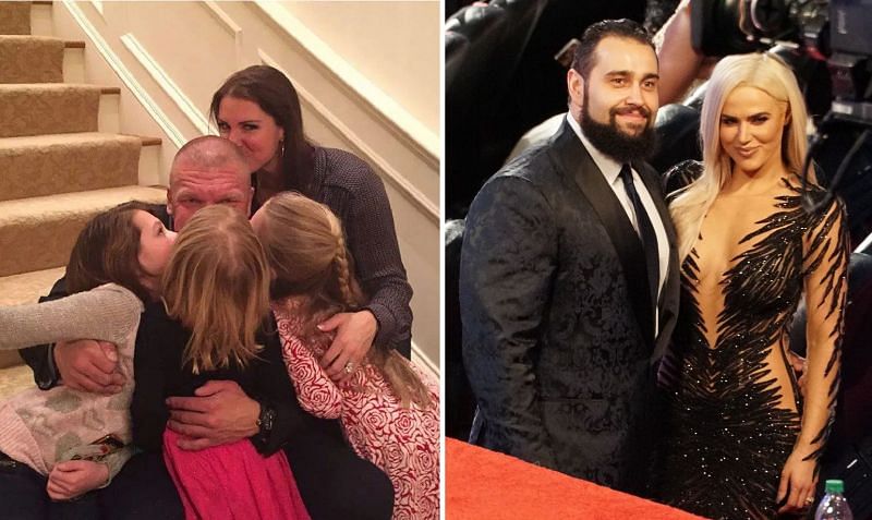 Triple H and Rusev were once managed by Stephanie McMahon and Lana, respectively