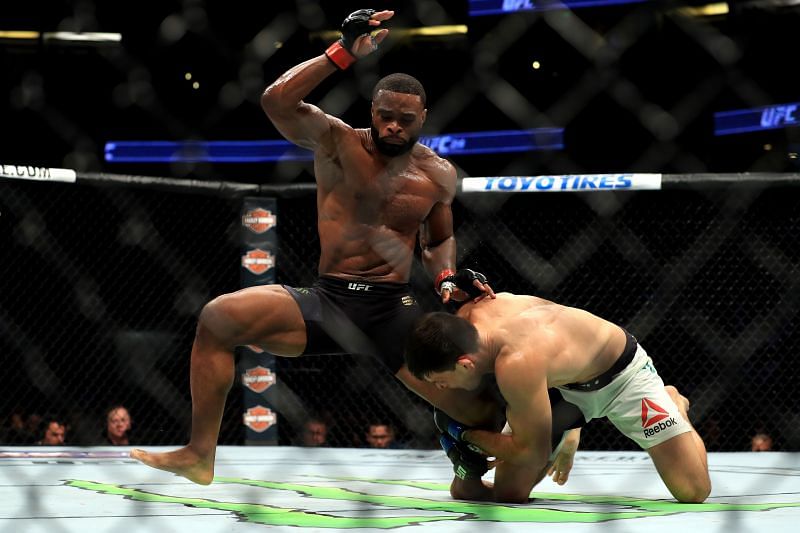 Woodley would be looking to bounce back after two tough losses to Usman and Burns