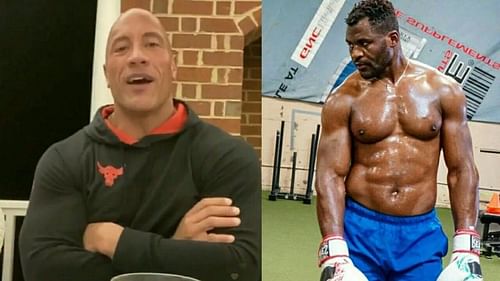 The Rock has an invitation for Francis Ngannou