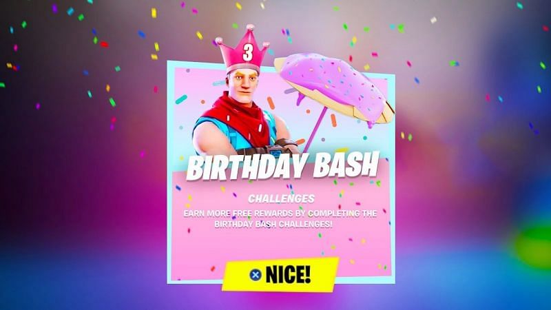 The Fortnite Birthday event is scheduled to drop on the 25th of July