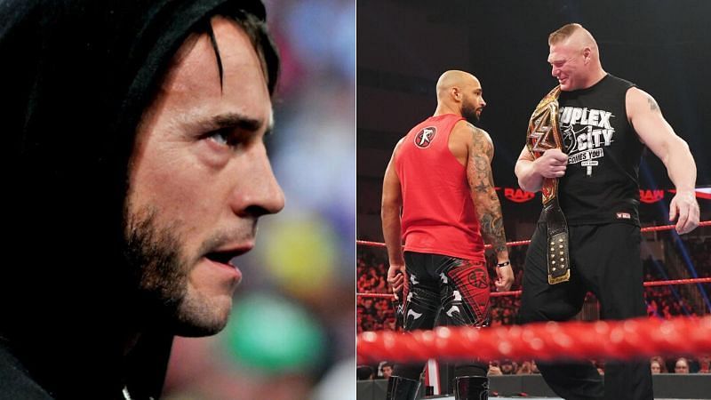 Brock Lesnar had very different matches against CM Punk and Ricochet