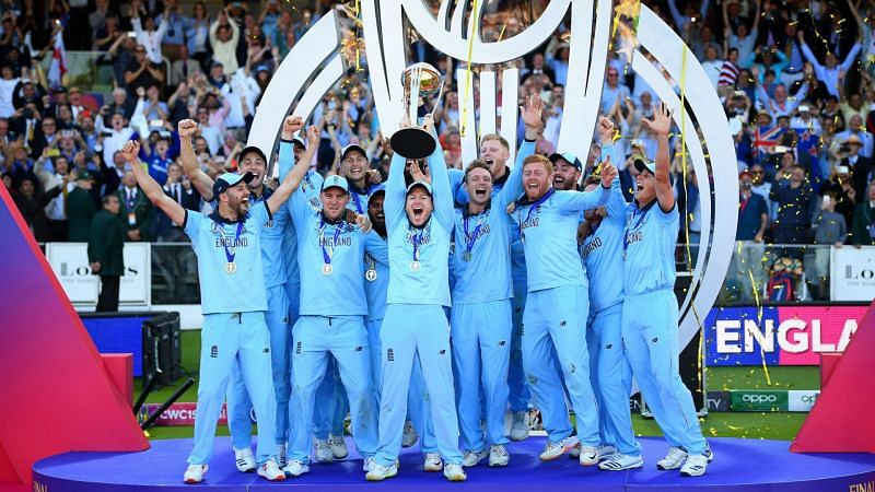England were celebrating in 2019 after lifting the Cricket World Cup at Lord&#039;s.