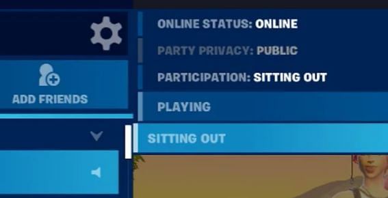 Fortnite Says Sitting Out How To Sit Out In Fortnite Season 3