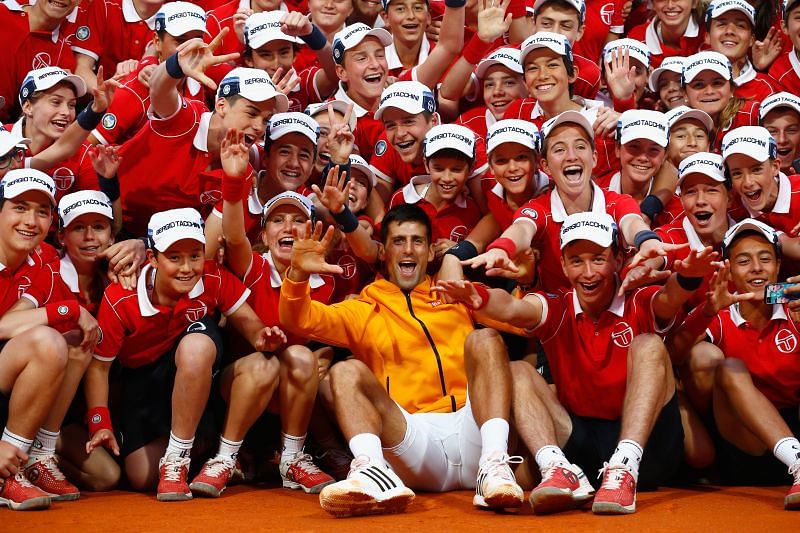 Novak Djokovic is popular amongst young people