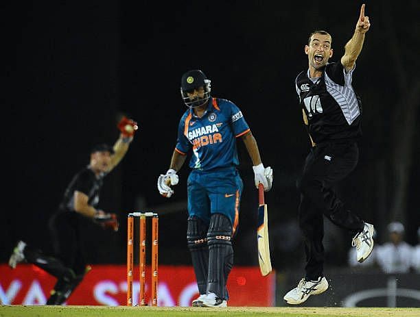 न्यूजीलैंड ने भारत को 200 रनों से शिकस्त दी थी 