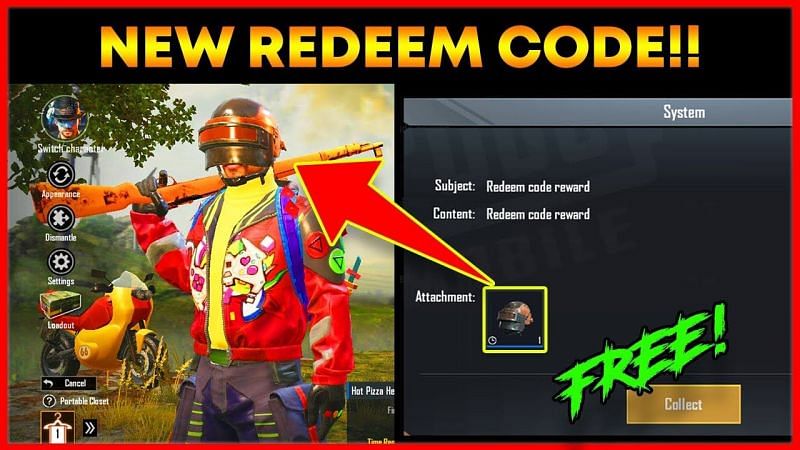New PUBG Mobile redeem codes (Picture Courtesy: Spark Subh/YT)