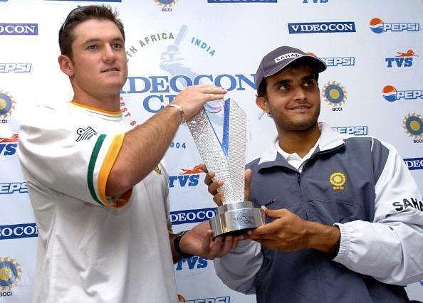 Graeme Smith and Sourav Ganguly had a few heated exchanges on the field
