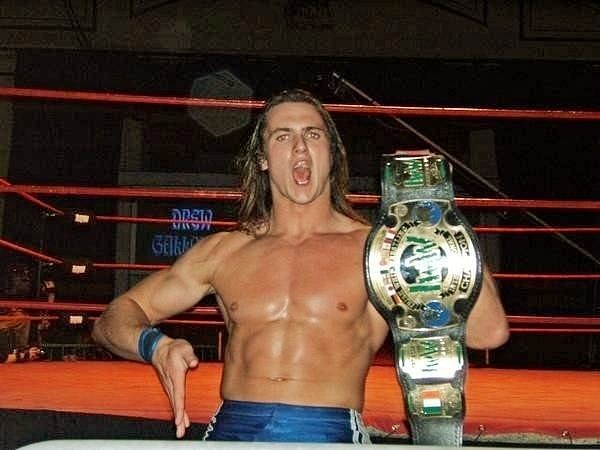McIntyre during his reign as the IWW International Heavyweight Champion.