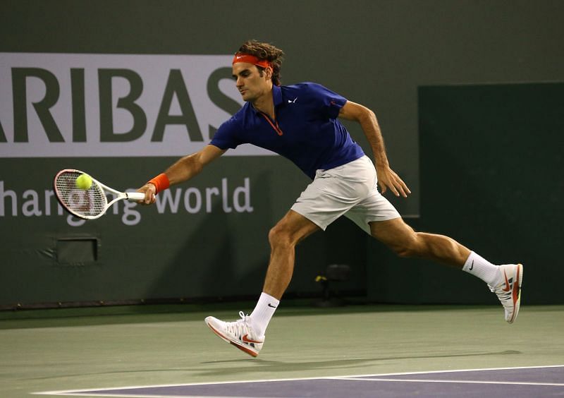 Roger Federer played most of the 2013 season with back issues