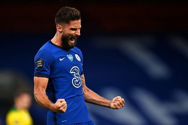 Olivier Giroud continued his scoring spree for Chelsea