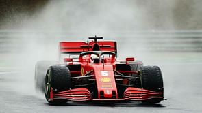 Vettel quickest in wet FP2 after Hamilton sets morning pace