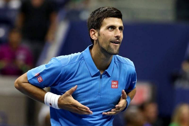 Novak Djokovic &quot;sharing his love&quot; with his fans