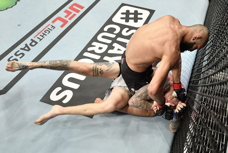 Khamzat Chimaev demolished Rhys McKee in his second UFC bout in just 10 days