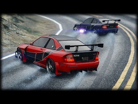 Drift cars in GTA Online (Image Courtesy: YouTube)