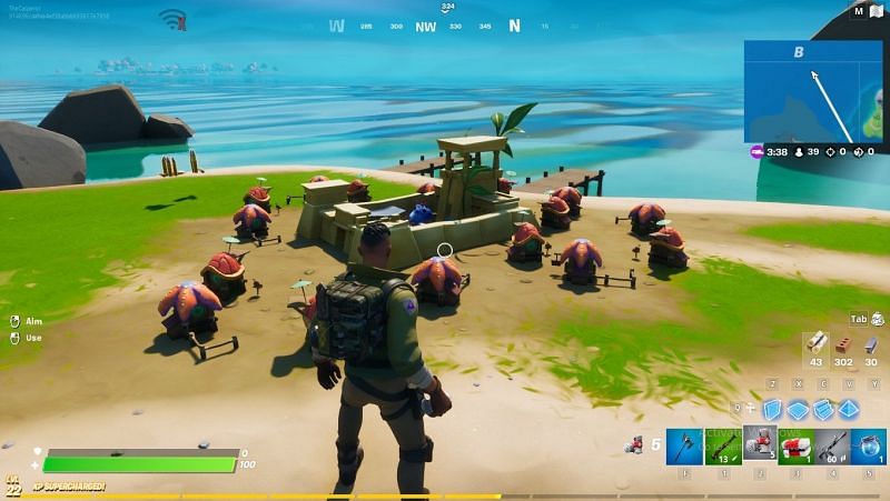 Coral Buddies Civilization in Fortnite Season 3.