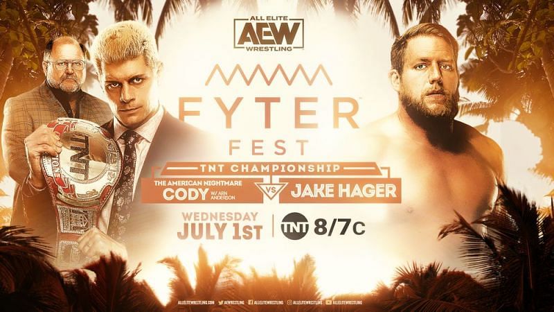 Cody defends the TNT Championship against Jake Hager.