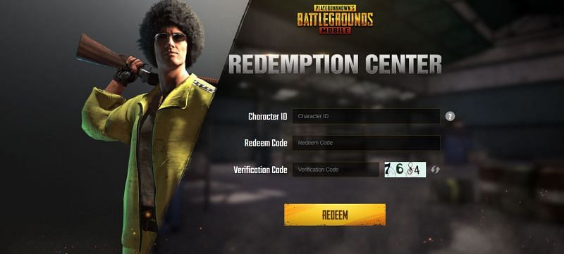 How to use redeem codes in PUBG Mobile (Image Source: PUBG Mobile website)