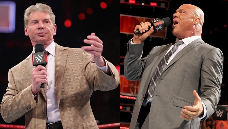 Vince McMahon introduced Kurt Angle as the new General Manager of WWE RAW