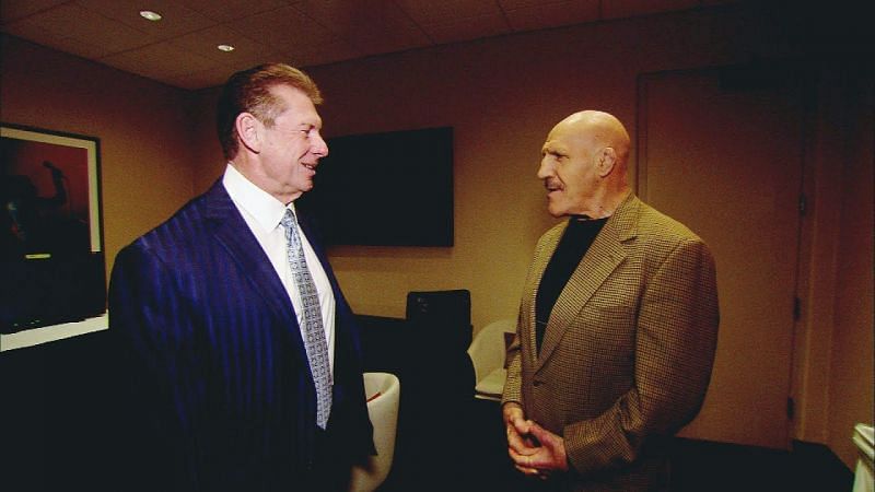 Vince McMahon and Bruno Sammartino