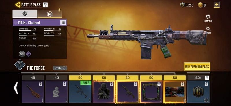 Call of Duty: Mobile Weapon Guide for DR-H